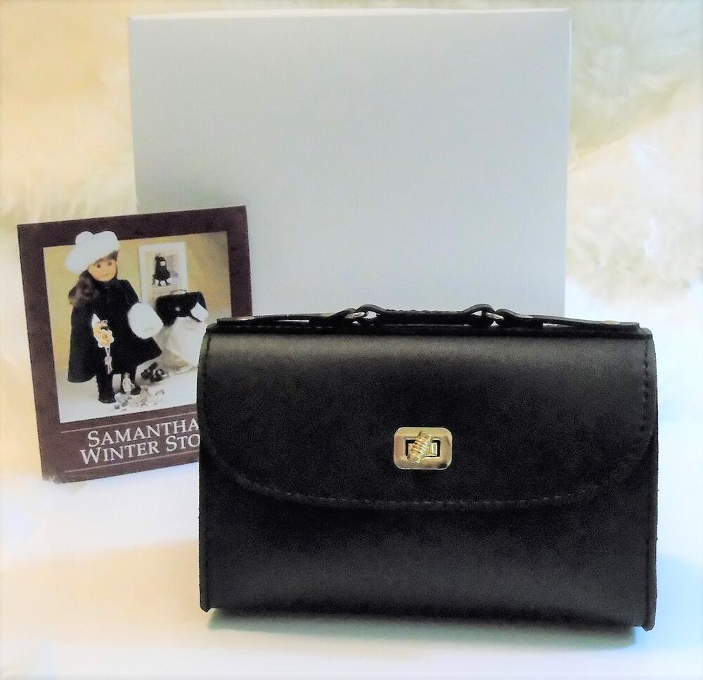 American Girl Samantha Valise Travel Bag Pleasant Company Luggage Case Pamphlet